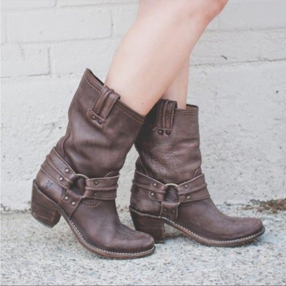 Brown Leather Women's Boots